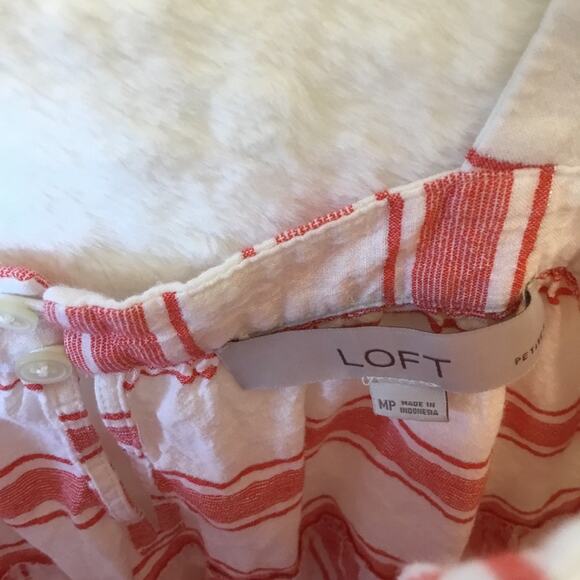 Loft Red & White Striped Tiered Cami - Picture 4 of 10